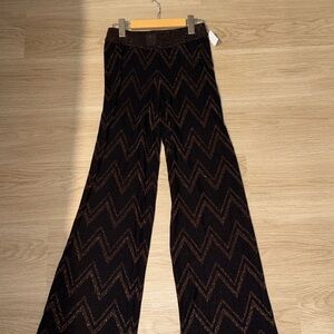 Only Black and Brown Wide Leg Pants